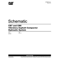 Esquema Hidráulico CAT CB7...