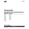 Esquema Hidráulico Escavadeira CAT 320, 320 GC, 323, 323 GC (M0095369-02)