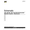 Esquema Hidráulico (Função Combinada) CAT 320, 320 GC, 323, 323 GC (UENR8066-02)