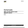 Esquema Hidráulico Caterpillar 966L e 972L - Pá Carregadeira (Código M0099679-02)